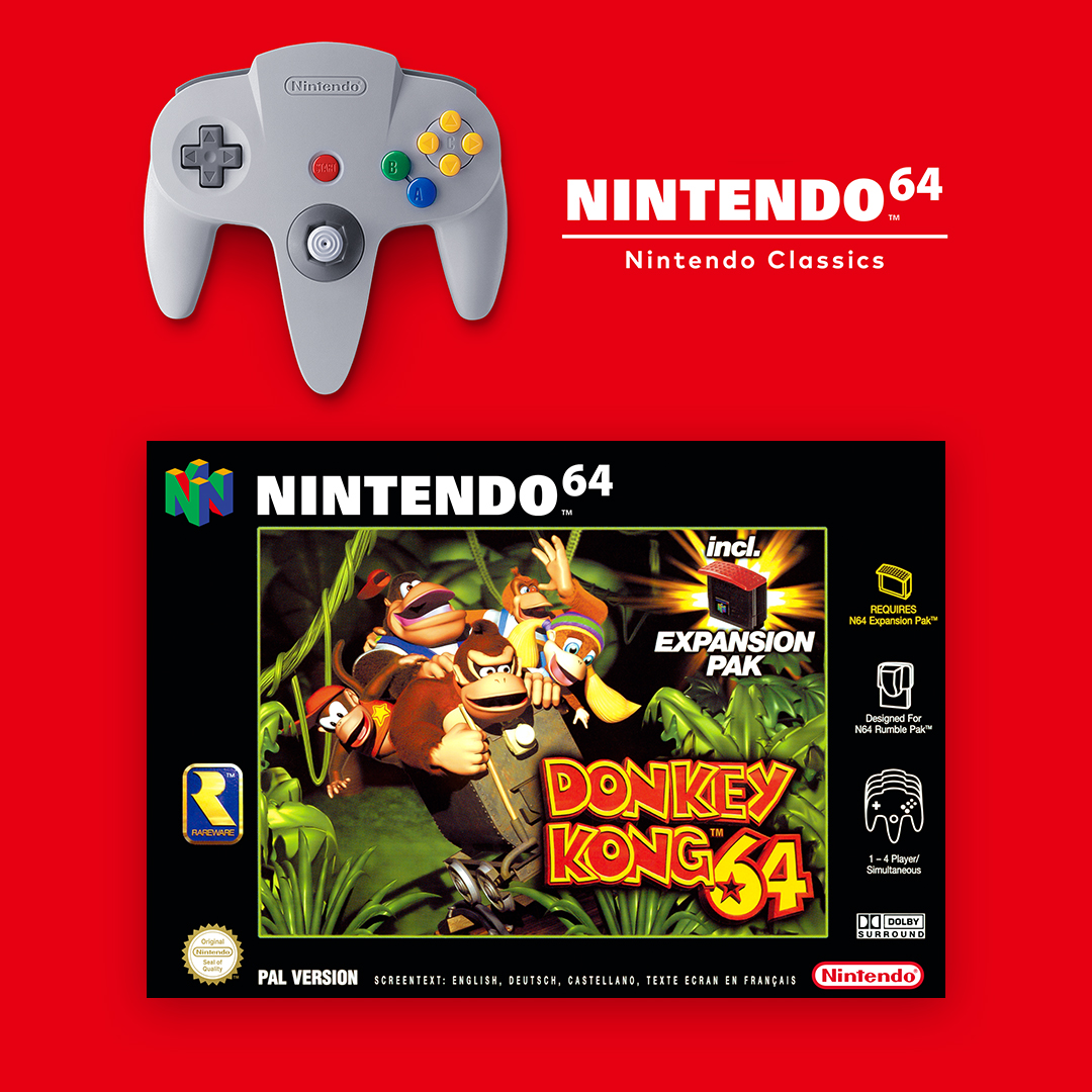 Donkey Kong 64 arrive le 4 juin sur Nintendo Switch Online